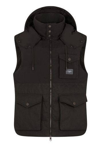 Dolce & Gabbana Gilet con cappuccio - Nero