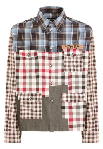 Dolce & Gabbana Camicia con design patchwork - Toni neutri