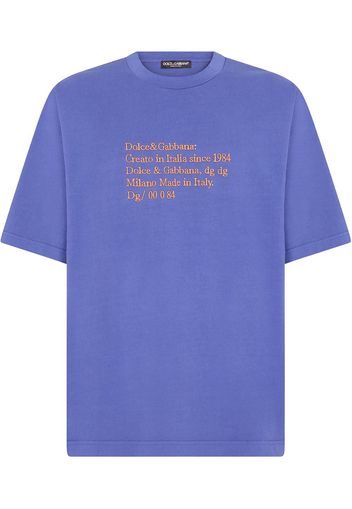 Dolce & Gabbana T-shirt a maniche corte - Viola