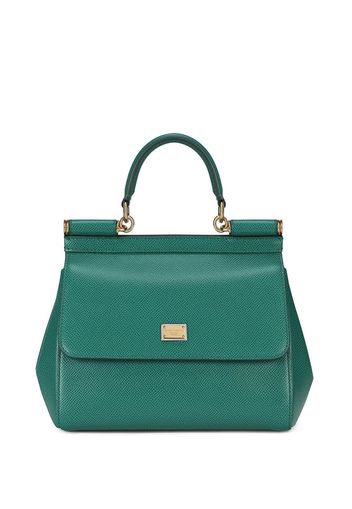 Dolce & Gabbana Borsa tote Sicily piccola - Verde