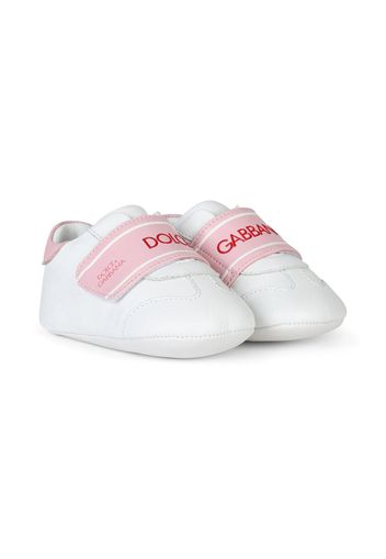 Dolce & Gabbana Kids Sneakers con chiusure a strappo - Bianco