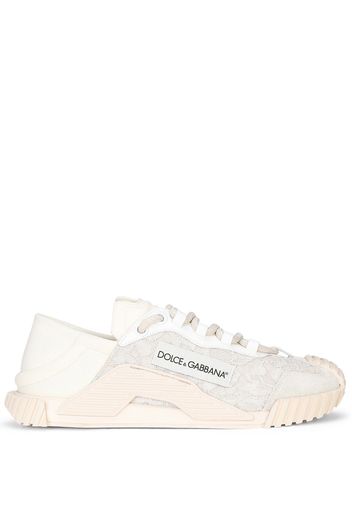 Dolce & Gabbana Sneakers NS1 con pannelli a contrasto - Bianco