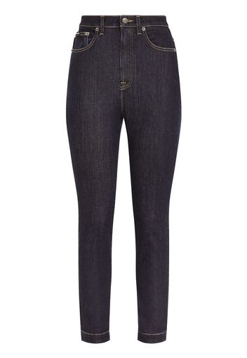 Dolce & Gabbana Jeans skinny crop - Blu