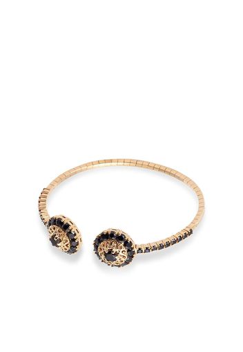 Dolce & Gabbana Bracciale rigido Family in oro 18kt e zaffiro