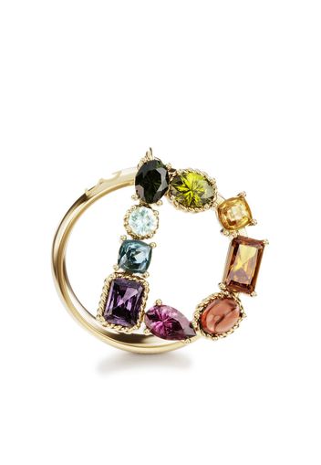 Dolce & Gabbana 18kt yellow gold Rainbow Alphabet D ring - Oro