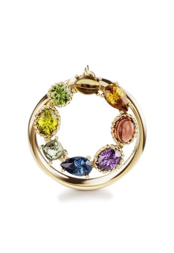 Dolce & Gabbana 18kt yellow gold Rainbow Alphabet O ring - Oro