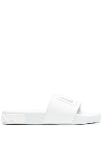 Dolce & Gabbana logo-detail slides - Bianco