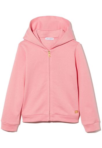 Dolce & Gabbana Kids DG BABY GIRL HDY W MTTLC LOG - Rosa