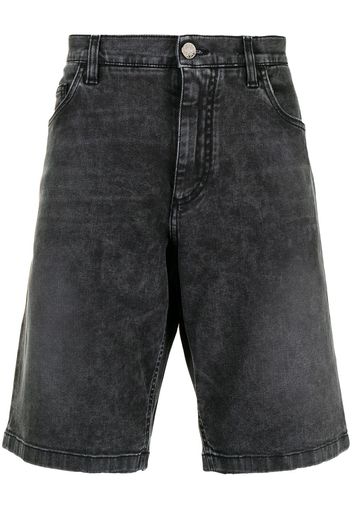 Dolce & Gabbana stonewash knee-length denim shorts - Grigio