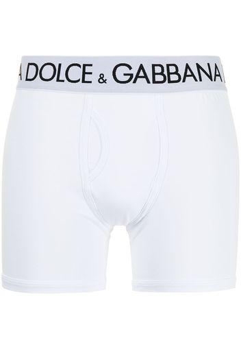 Dolce & Gabbana Boxer con logo - Bianco