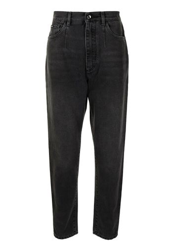 Dolce & Gabbana high-waisted tapered jeans - Nero