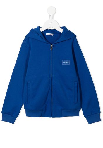 Dolce & Gabbana Kids Felpa con cappuccio - Blu