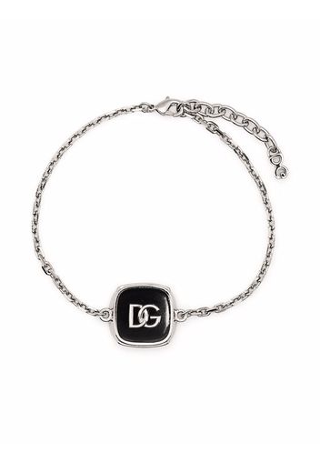 Dolce & Gabbana logo plaque bracelet - Argento