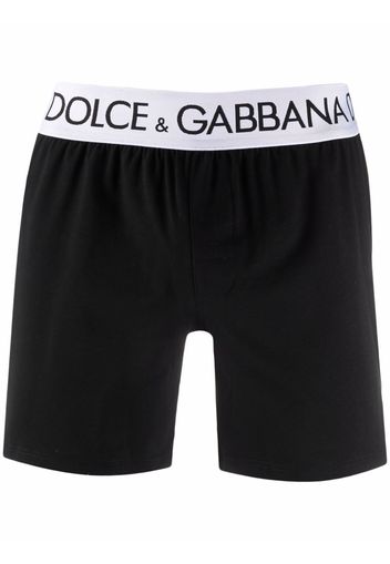 Dolce & Gabbana logo-waistband boxer shorts - Nero