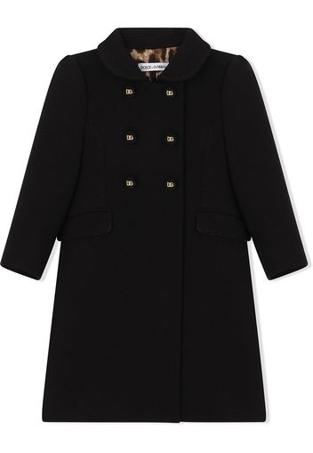 Dolce & Gabbana Kids Cappotto doppiopetto - Nero