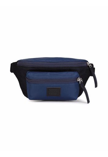 Dolce & Gabbana Kids contrast-panel belt bag - Blu