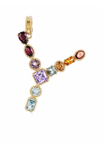 Dolce & Gabbana Collana con pendente in oro 18kt Rainbow Alphabet