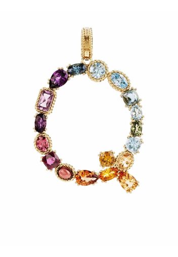 Dolce & Gabbana Pendente in oro 18kt Rainbow Alphabet Q