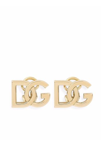 Dolce & Gabbana Orecchini a clip in oro 18kt con logo