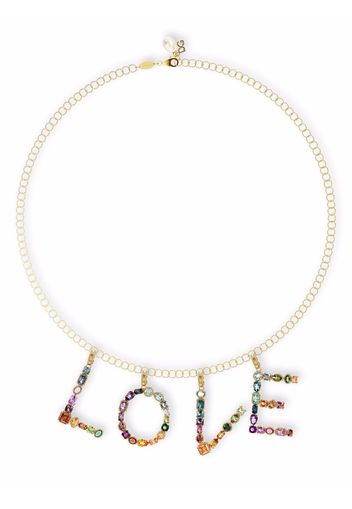 Dolce & Gabbana Pendente Rainbow Alphabet in oro 18kt