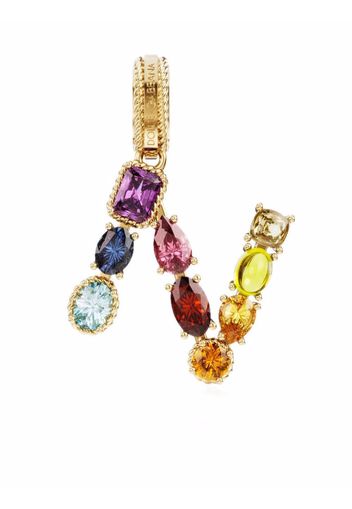 Dolce & Gabbana Rainbow N 18kt yellow gold multi-stone pendant - Oro