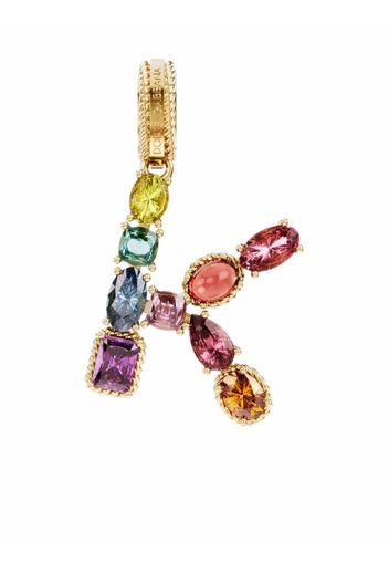 Dolce & Gabbana Collana con pendente in oro 18kt Rainbow Alphabet K