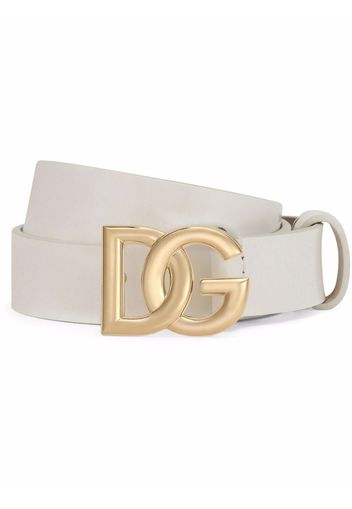 Dolce & Gabbana Kids Cintura con fibbia - Bianco