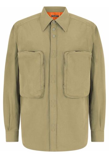 Dolce & Gabbana Camicia con coulisse - Verde