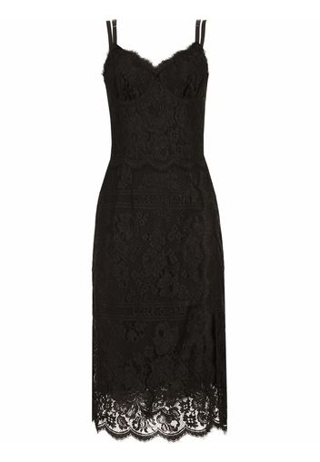 Dolce & Gabbana Abito in pizzo - Nero