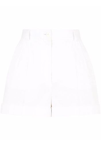 Dolce & Gabbana high-waisted tailored shorts - Bianco