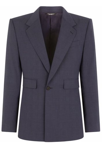 Dolce & Gabbana stretch glen plaid wool Sicilia-fit suit - Blu