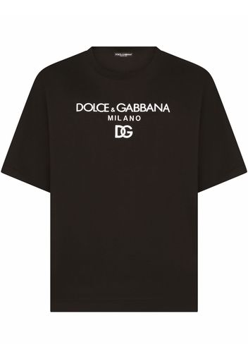 Dolce & Gabbana T-shirt con logo DG - Nero