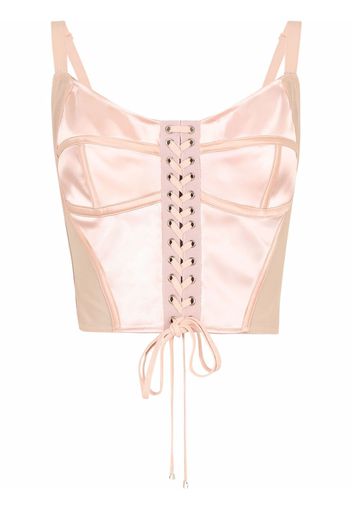 Dolce & Gabbana Reggiseno con lacci - Rosa