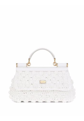 Dolce & Gabbana Borsa tote Sicily piccola - Bianco