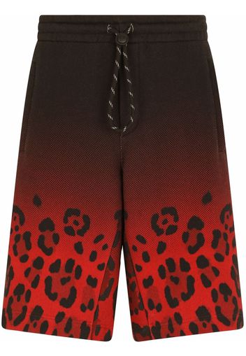 Dolce & Gabbana Shorts con stampa - Rosso