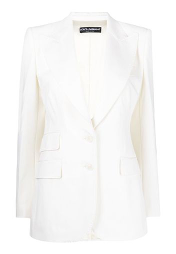 Dolce & Gabbana single-breasted blazer - Bianco