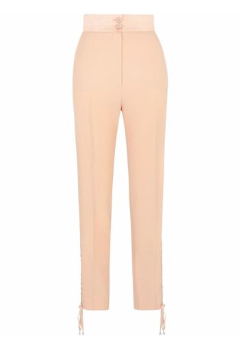 Dolce & Gabbana high-waisted trousers - Rosa