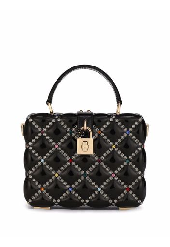 Dolce & Gabbana Borsa tote con decorazione - Nero