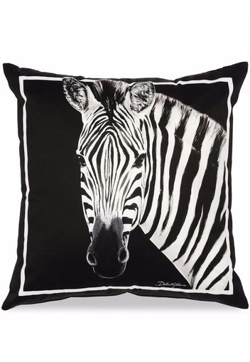 Dolce & Gabbana zebra print cushion - Nero