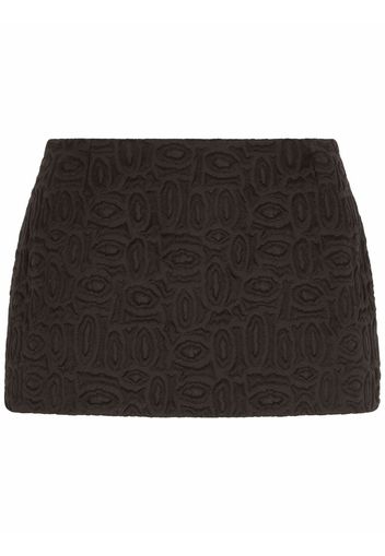 Dolce & Gabbana Minigonna con inserti - Nero