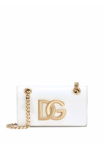 Dolce & Gabbana Borsa a tracolla con logo - Bianco