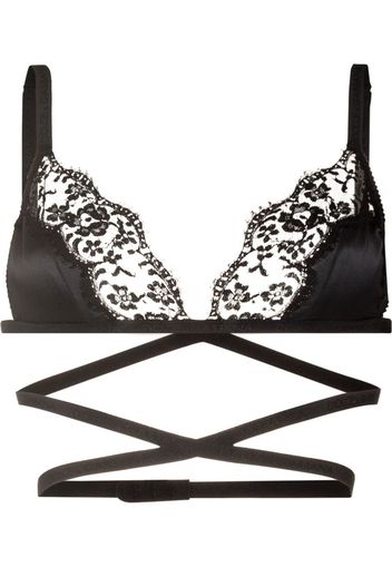 Dolce & Gabbana Reggiseno con dettaglio in pizzo - Nero