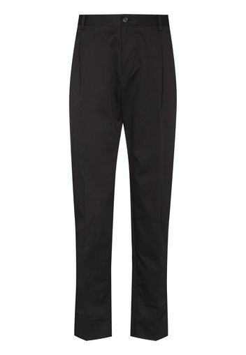 Dolce & Gabbana cropped tapered trousers - Nero