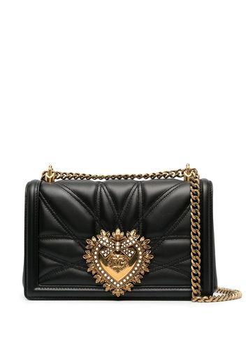 Dolce & Gabbana medium Devotion quilted shoulder bag - Nero