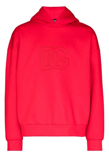 Dolce & Gabbana Felpa con logo DG - Rosso