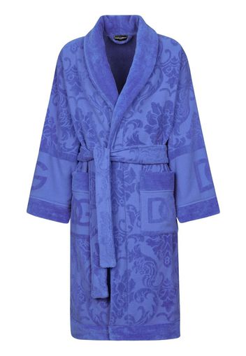 Dolce & Gabbana long sleeve bath robe - Viola