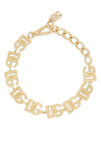 Dolce & Gabbana Collana con pendente DG - Oro