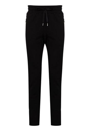 Dolce & Gabbana Pantaloni sportivi con applicazione - Nero