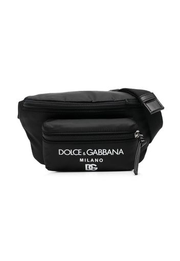 Dolce & Gabbana Kids Marsupio con stampa - Nero