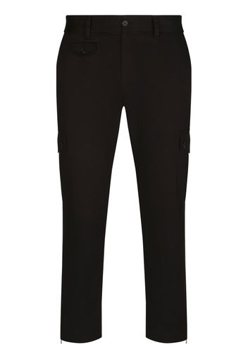 Dolce & Gabbana cropped cargo trousers - Nero